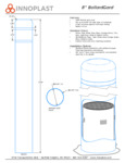 Innoplast 8" Round bolloardgard bollard covers spec sheet Innoplast 8" Round bolloardgard bollard covers spec sheet