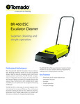 Tornado 96180 18" Corded Walk-Behind Escalator Cleaner - 1800 Stairs / Hour spec sheet Tornado 96180 18" Corded Walk-Behind Escalator Cleaner - 1800 Stairs / Hour spec sheet