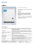 accucold LAB11 Specsheet