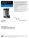 Bunn 27850.0200 Specs
