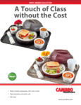 Cambro White Harbor Collection Spec Sheet Cambro White Harbor Collection Spec Sheet