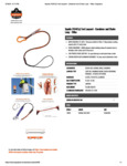 CARABINER CHOKE LOOP LANYARD - 10LBS - ORANGE-GRAY SPEC SHEET