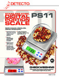 Cardinal Detecto PS11 Specsheet Cardinal Detecto PS11 Specsheet
