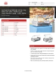 Carnival King 382HDRG18KIT Specsheet Carnival King 382HDRG18KIT Specsheet
