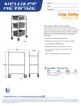 New Age Industrial  Lug Dolly/Bussing Cart Specsheet