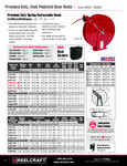 DUAL PEDESTAL HOSE REEL spec sheet DUAL PEDESTAL HOSE REEL spec sheet