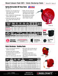 SPRING RETRACTABLE BONDING REEL spec sheet