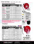 12/3 45 FT. PREMIUM DUTY SINGLE RECEPTACLE POWER CORD REEL spec sheet