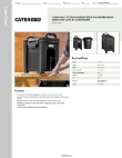 CaterGator 215BK2HWSKIT Specsheet CaterGator 215BK2HWSKIT Specsheet