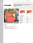 CaterGator 215CG100CLW Specsheet