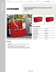CaterGator 215CG100RED Specsheet