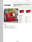 CaterGator 215CG100REDW Specsheet