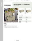 CaterGator 215CG100TAN Specsheet