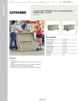 CaterGator 215CG170TANW Specsheet CaterGator 215CG170TANW Specsheet