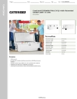 CaterGator 215CG200WHW Specsheet CaterGator 215CG200WHW Specsheet