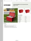 CaterGator 215CG45RED Specsheet CaterGator 215CG45RED Specsheet