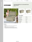 CaterGator 215CG45TAN Specsheet