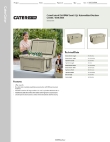CaterGator 215CG65TAN Specsheet