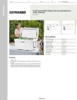 CaterGator 215CG65WH Specsheet CaterGator 215CG65WH Specsheet