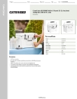 CaterGator 215JB20WH2 Specsheet