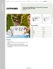 CaterGator 215JB65WH4 Specsheet CaterGator 215JB65WH4 Specsheet