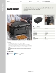 CaterGator 215PCTOP6BK Specsheet