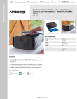 CaterGator Dash 215EPFLPCHLL Specsheet