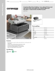 CaterGator Dash 215EPPFLT2SS Specsheet CaterGator Dash 215EPPFLT2SS Specsheet