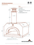 Chicago Brick Oven CBO-O-CT-750 spec sheet Chicago Brick Oven CBO-O-CT-750 spec sheet