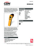 CDN IN1022 Digital Laser Infrared Thermometer Specsheet 1