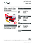CDN Thermometer Wipe Spec Sheet