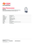 221EOT1 Oven thermometer specsheet