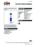 CDN THD2FE Forehead Thermometer Specsheet CDN THD2FE Forehead Thermometer Specsheet