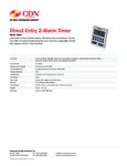 CDN TM30 Specs CDN TM30 Specs