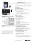 Champion 7 Spec Sheet Champion 7 Spec Sheet