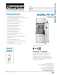 Champion PP-10 Specs