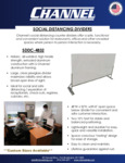 CHANNEL MFG Social Distancing Divider Counter Unit SDDC48-32 Specsheet CHANNEL MFG Social Distancing Divider Counter Unit SDDC48-32 Specsheet