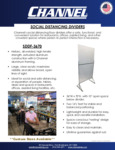 CHANNEL MFG Social Distancing Divider Floor Unit Specsheet CHANNEL MFG Social Distancing Divider Floor Unit Specsheet