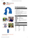 Ergodyne 6602 Cooling Towels Spec Sheet