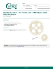 Choice 176DRGEARKIT Specsheet Choice 176DRGEARKIT Specsheet