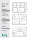 Choice Compartment Tray Dimension Guide