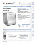 Ice-O-Matic Elevation Series Cube Ice Maker Specsheet