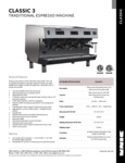 Unic Classic 3 Spec Sheet