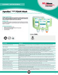 SOAP HAND FOAM AGROBAC spec sheet