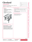 Cleveland UNISTAND25 Spec Sheet