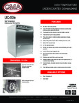 CMA DishMachines UC-50e Spec Sheet