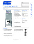 Jackson Conserver XL-E-FL Specsheet Jackson Conserver XL-E-FL Specsheet