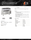 Cooking Performance Group 24GTCLBNL Specsheet Cooking Performance Group 24GTCLBNL Specsheet