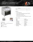 Cooking Performance Group 36GMSBNL Specsheet Cooking Performance Group 36GMSBNL Specsheet