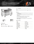 Cooking Performance Group 60GCRBL Specsheet